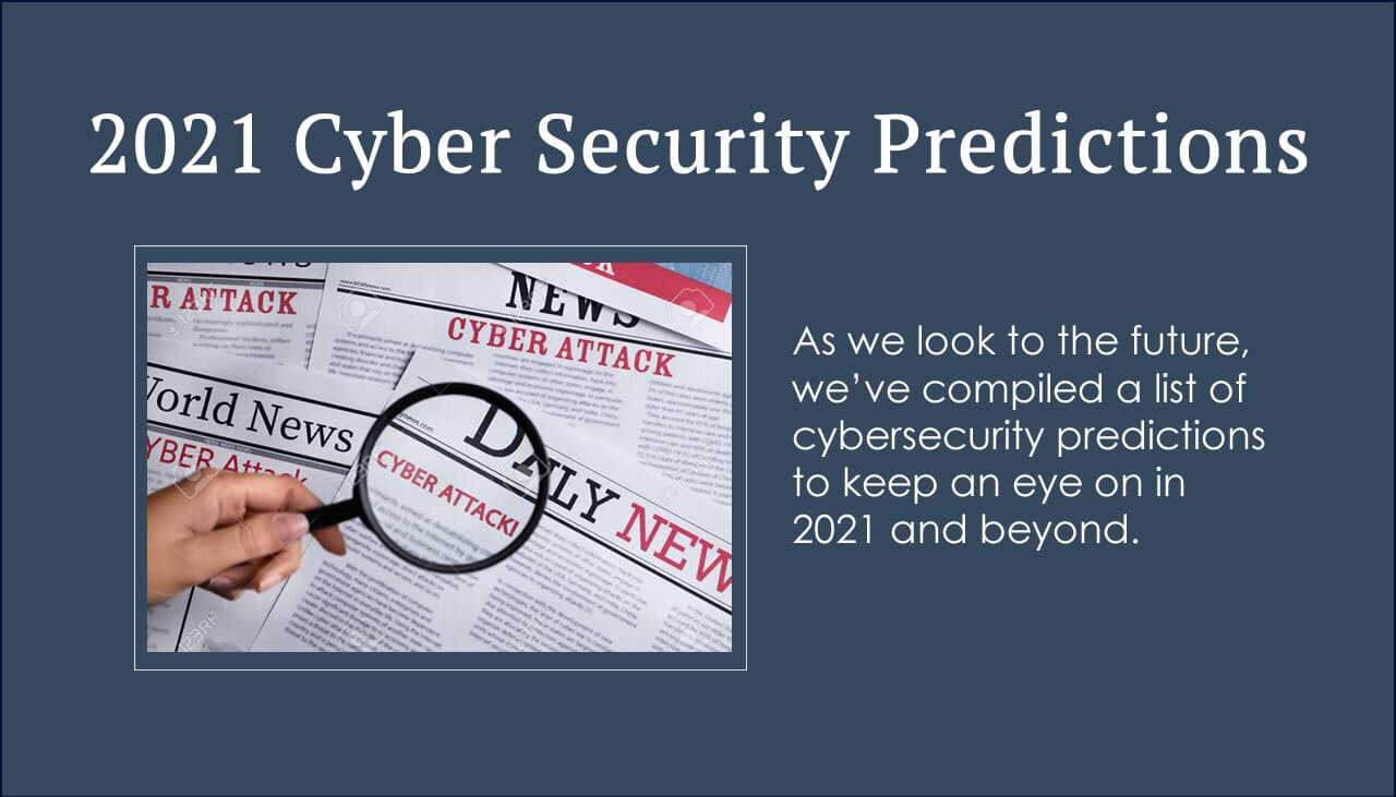 cyber security predictions - web